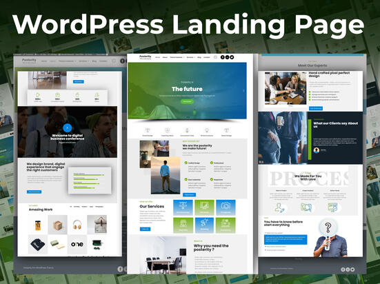 Wordpress Landing page