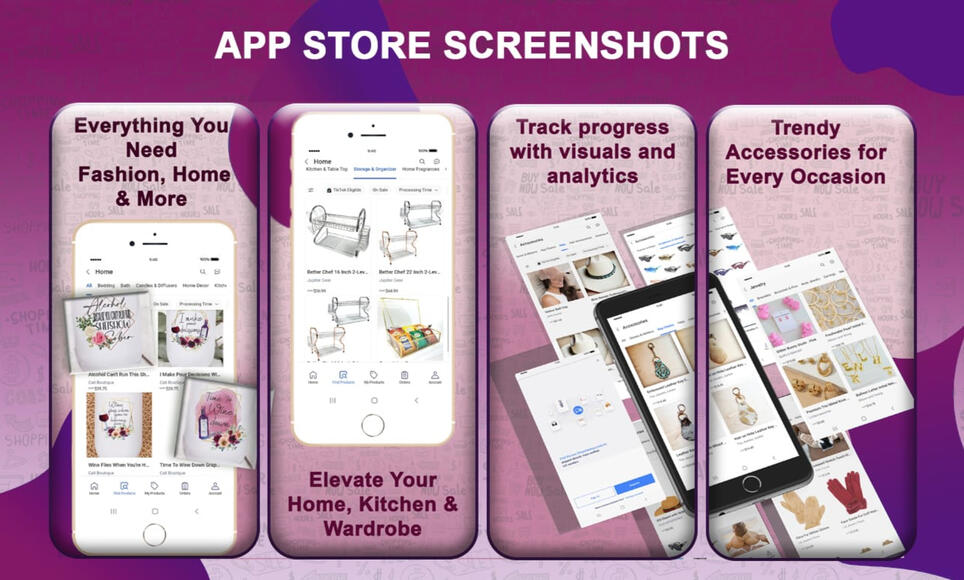 App screenshots