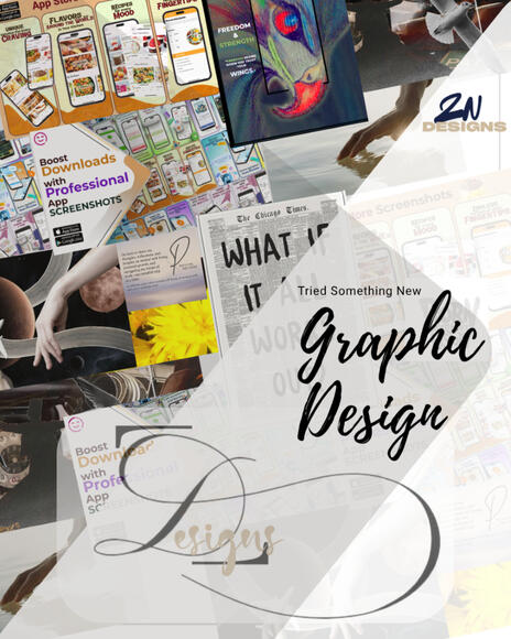 Graphic design social media designs