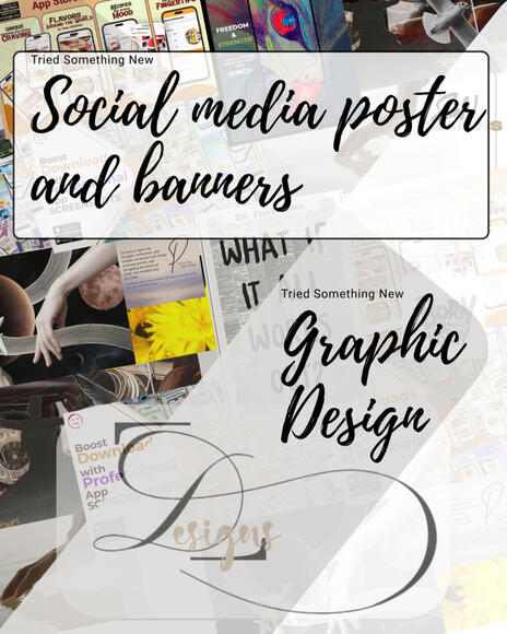 social media posters and banner